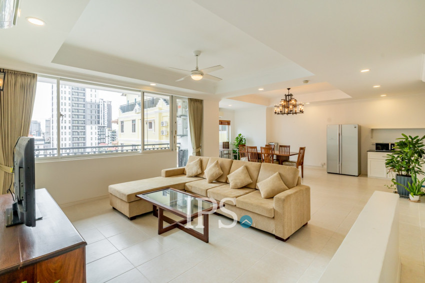 3 Bedroom Serviced Apartment For Rent - BKK1, Phnom Penh