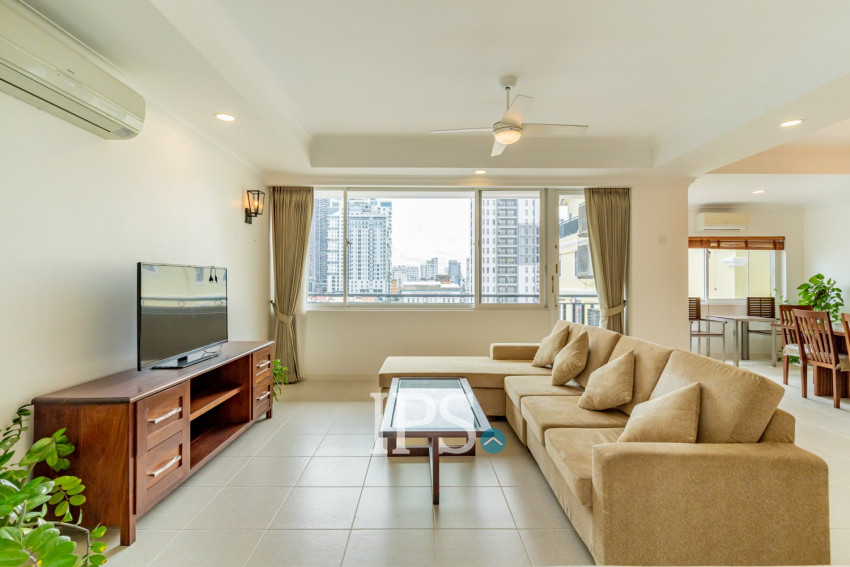 3 Bedroom Serviced Apartment For Rent - BKK1, Phnom Penh