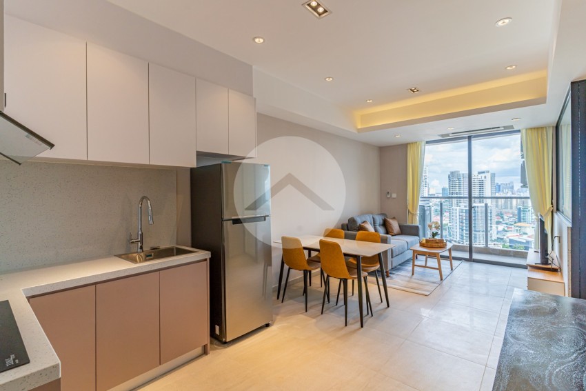 25th Floor 2 Bedroom Condo For Sale - Time Square 3, Boeung Kak 1, Phnom Penh