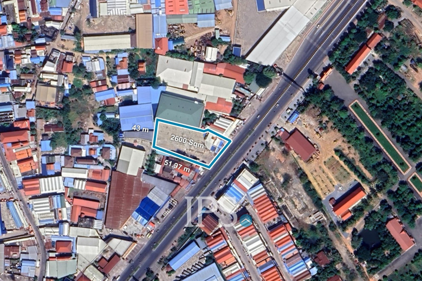 2,600 Sqm Land For Sale - National Road 3, Phnom Penh