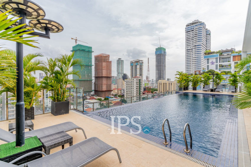 2 Bedroom Serviced Apartment For Rent - BKK1, Phnom Penh