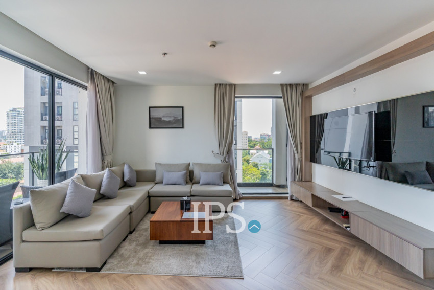 2 Bedroom Serviced Apartment For Rent - BKK1, Phnom Penh