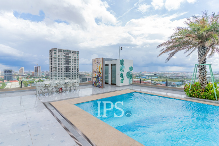 2 Bedroom Serviced Apartment For Rent - Sen Sok, Phnom Penh