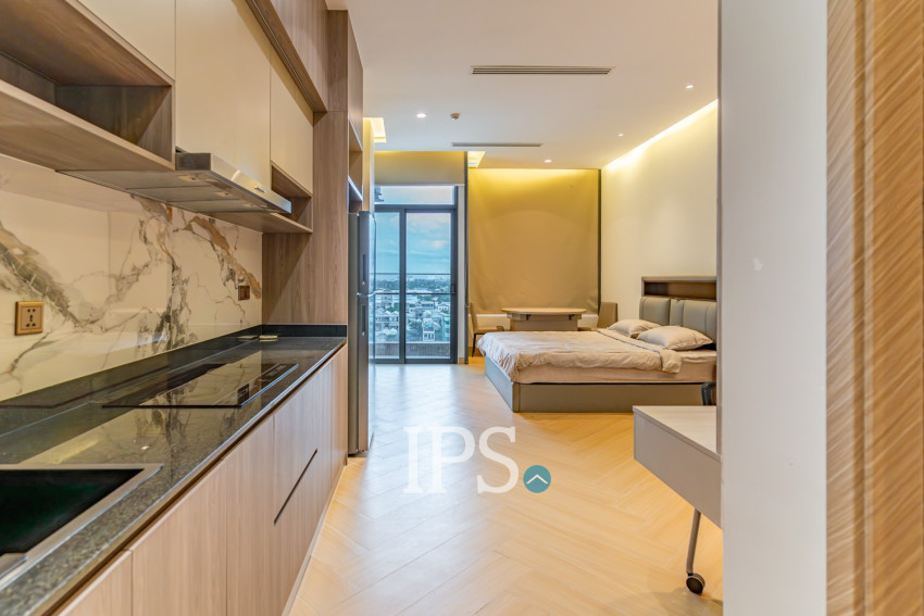 32 Sqm Studio Apartment For Rent - Sen Sok, Phnom Penh