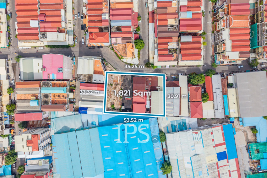 1,821 Sqm Commercial Land For Sale - Toul Sangke 1, Russey Keo, Phnom Penh