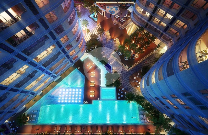 Riverview Type B Studio Condo for Sale  La Vista One, Chroy Changvar, Phnom Penh