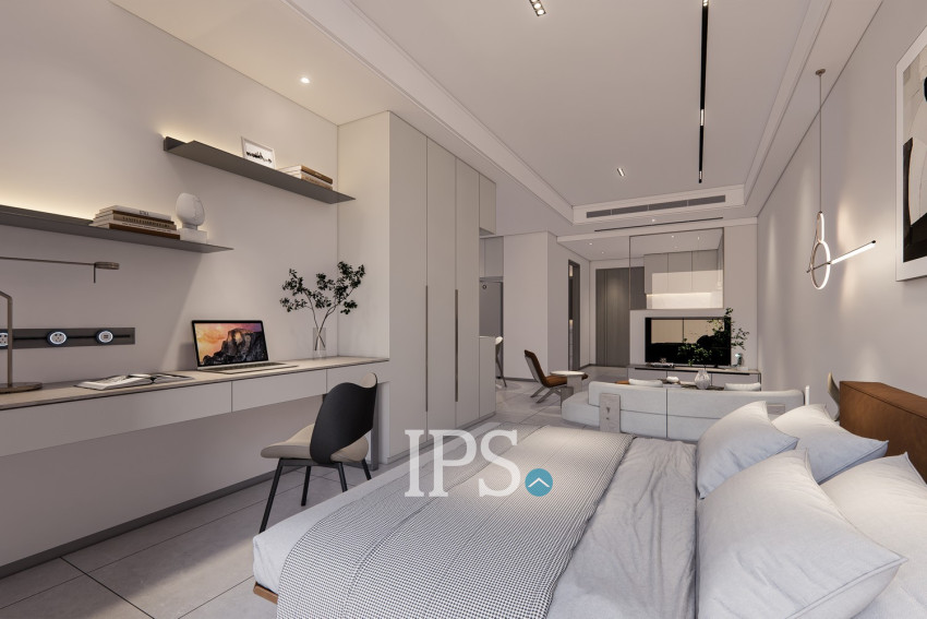 Riverview Type B Studio Condo for Sale  La Vista One, Chroy Changvar, Phnom Penh