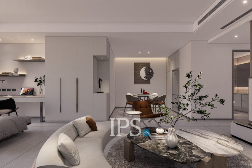 Riverview Type B Studio Condo for Sale  La Vista One, Chroy Changvar, Phnom Penh