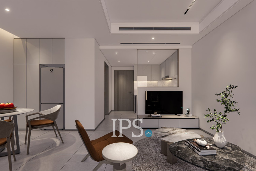 Riverview Type B Studio Condo for Sale  La Vista One, Chroy Changvar, Phnom Penh