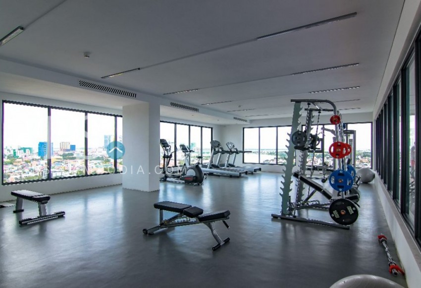 8th Floor 1 Bedroom Condo For Sale - Embassy Residences, Tonle Bassac, Phnom Penh