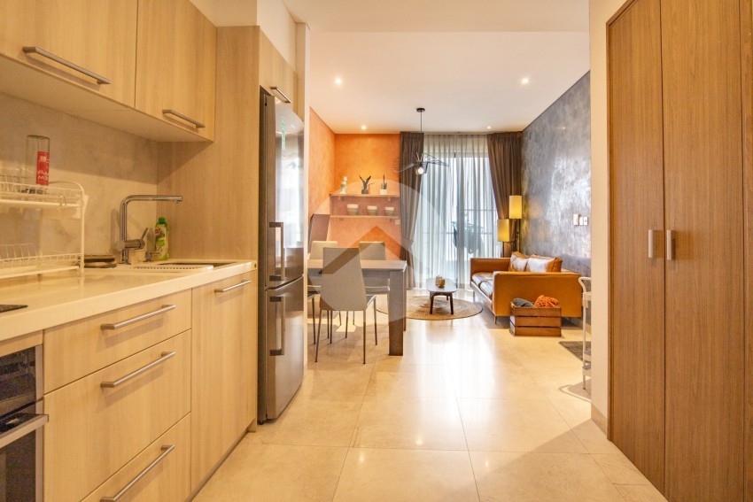 8th Floor 1 Bedroom Condo For Sale - Embassy Residences, Tonle Bassac, Phnom Penh