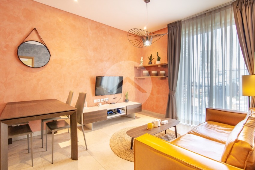 8th Floor 1 Bedroom Condo For Sale - Embassy Residences, Tonle Bassac, Phnom Penh