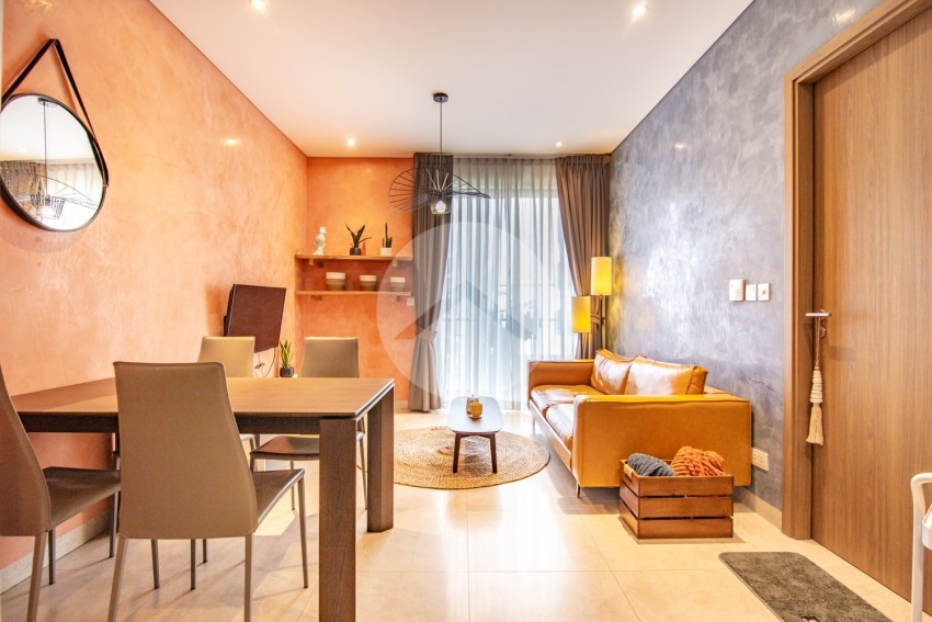 8th Floor 1 Bedroom Condo For Sale - Embassy Residences, Tonle Bassac, Phnom Penh