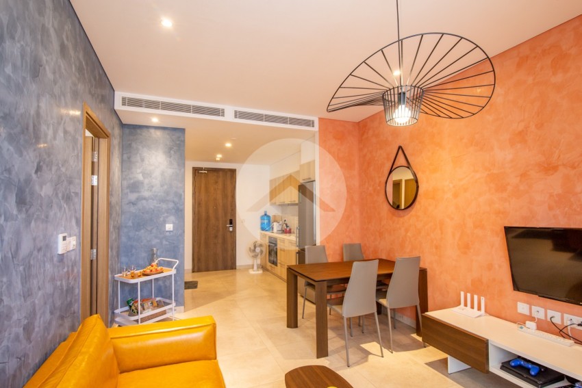 8th Floor 1 Bedroom Condo For Sale - Embassy Residences, Tonle Bassac, Phnom Penh