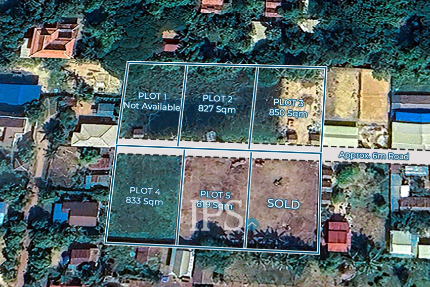827 Sqm Land For Sale - Sala Kamreuk, Siem Reap