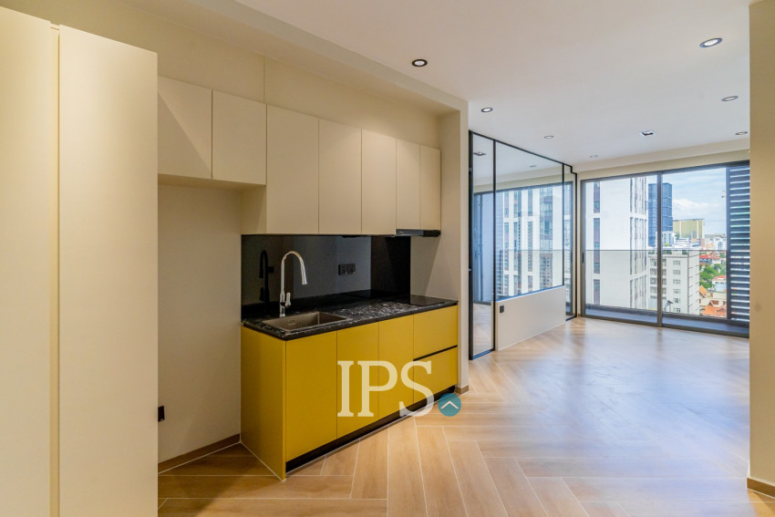 27th Floor 1 Bedroom Condo Type B5 Resale - Time Square 306, BKK1, Phnom Penh
