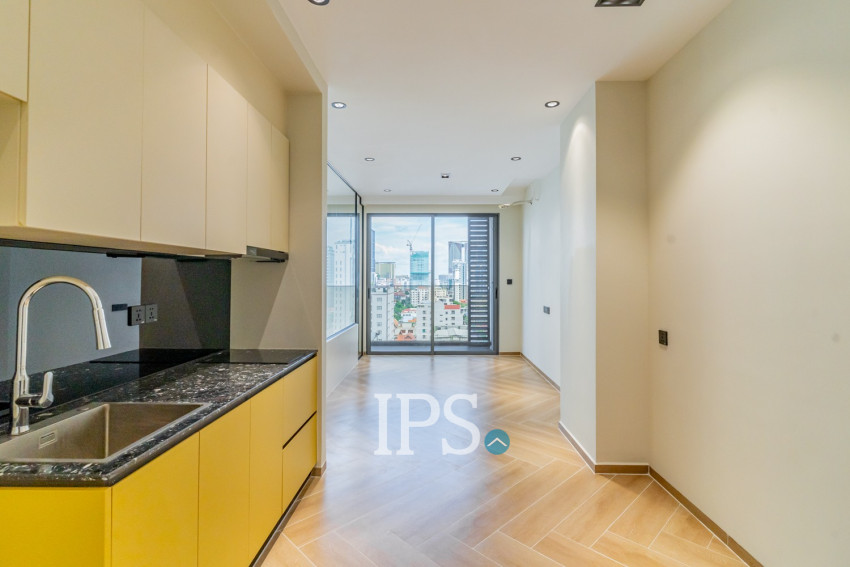 27th Floor 1 Bedroom Condo Type B5 Resale - Time Square 306, BKK1, Phnom Penh