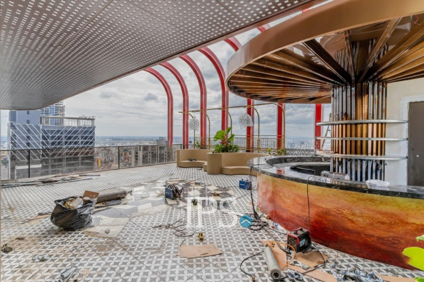 27th Floor 1 Bedroom Condo Type B5 Resale - Time Square 306, BKK1, Phnom Penh