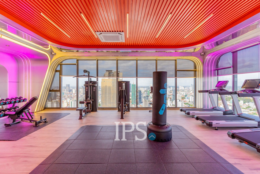 27th Floor 1 Bedroom Condo Type B5 Resale - Time Square 306, BKK1, Phnom Penh