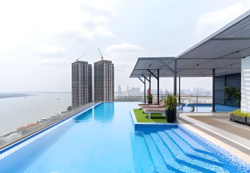 5th Floor 1 Bedroom Condo For Sale - Mekong View 6, Chroy Changvar, Phnom Penh thumbnail