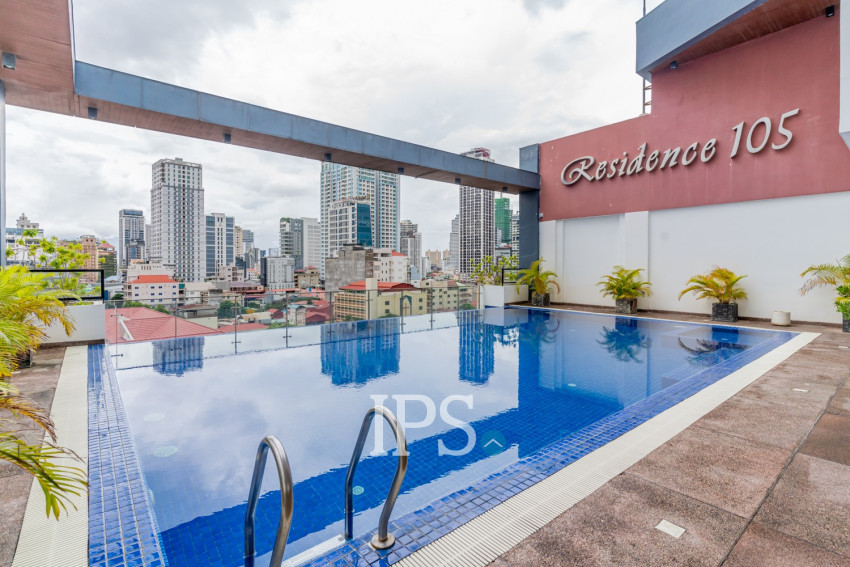 3 Bedroom Serviced Apartment For Rent - BKK2, Phnom Penh