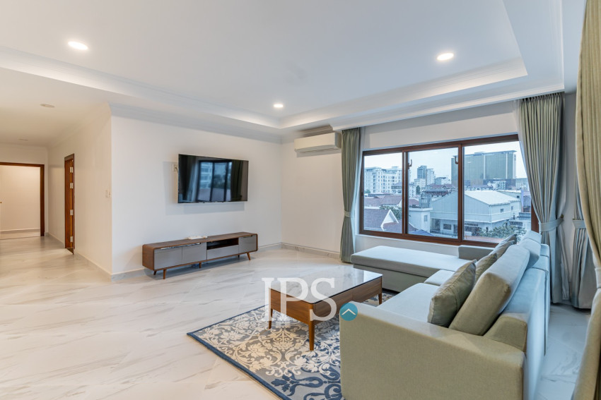 3 Bedroom Serviced Apartment For Rent - BKK1, Phnom Penh