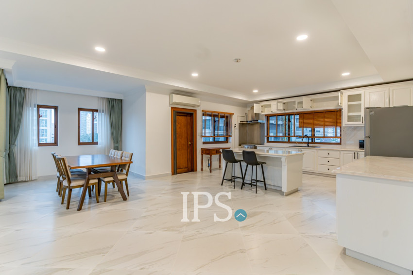 3 Bedroom Serviced Apartment For Rent - BKK1, Phnom Penh