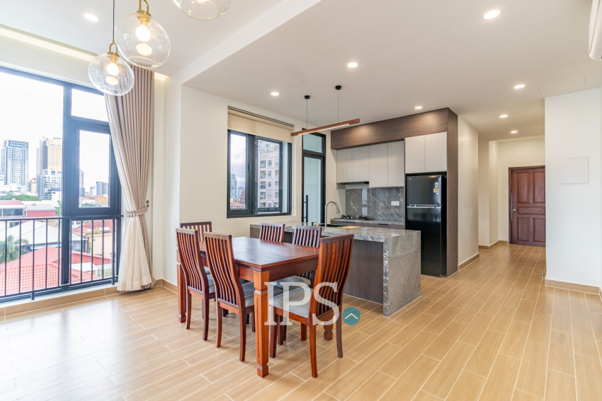 3 Bedroom Serviced Apartment For Rent - Tonle Bassac, Phnom Penh