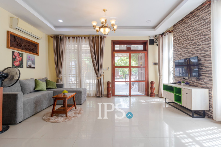 3 Bedroom Townhouse For Rent - Borey Premier, Svay Dangkum, Siem Reap