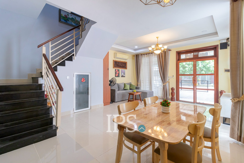 3 Bedroom Townhouse For Rent - Borey Premier, Svay Dangkum, Siem Reap