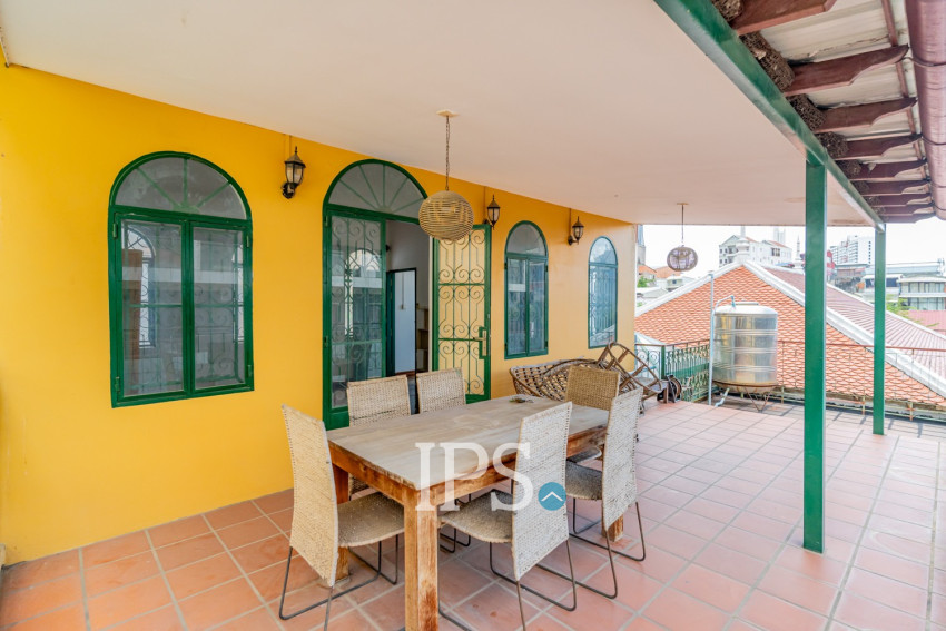 Renovated 5 Bedroom Apartment For Rent - Phsar Kandal 1, Phnom Penh