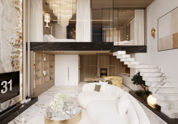 Duplex 2 Bedroom Condo for Sale  Time Square 10, Otres Beach, Sihanoukville thumbnail