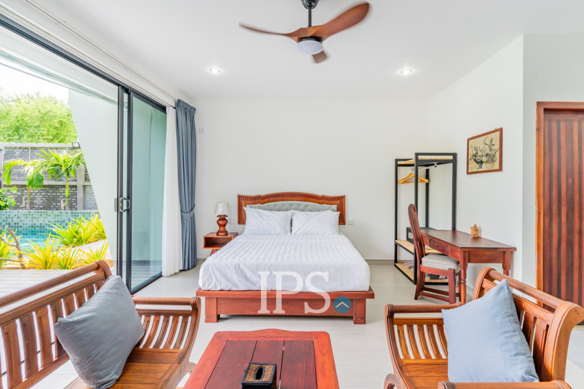 50 Sqm Studio Serviced Apartment For Rent - Bak Kaeng, Phnom Penh