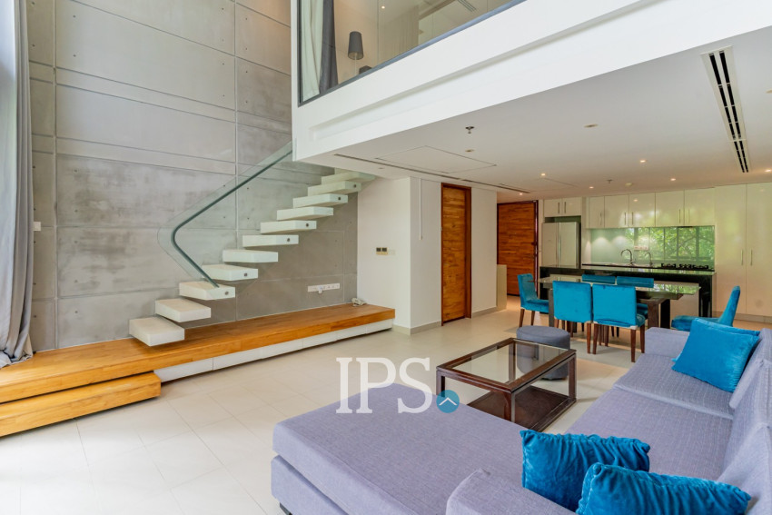 Duplex 2 Bedroom Condo For Rent - 240 Residence, Chakto Mukh, Phnom Penh