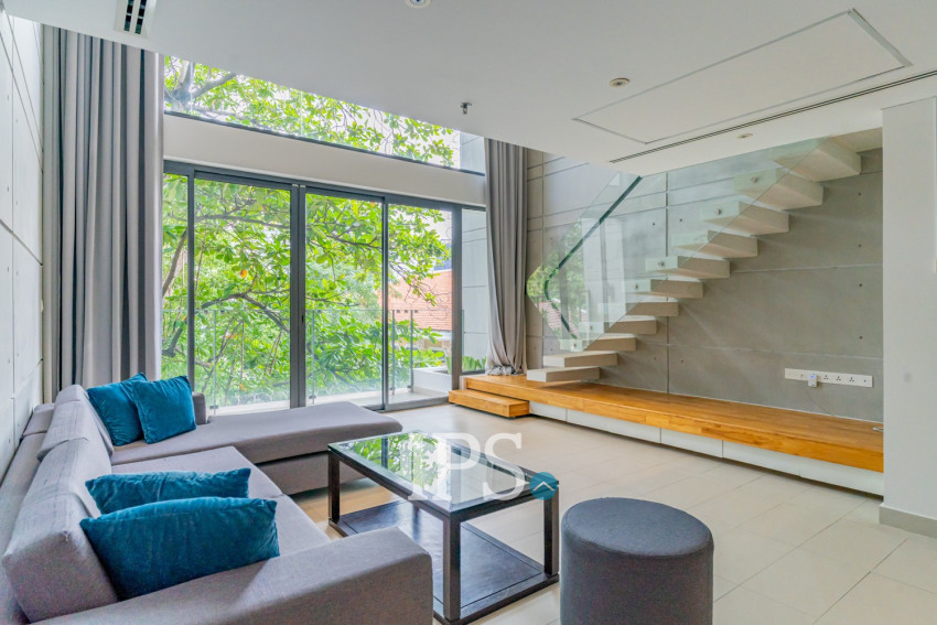 Duplex 2 Bedroom Condo For Rent - 240 Residence, Chakto Mukh, Phnom Penh