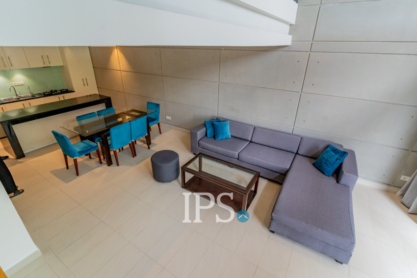 Duplex 2 Bedroom Condo For Rent - 240 Residence, Chakto Mukh, Phnom Penh