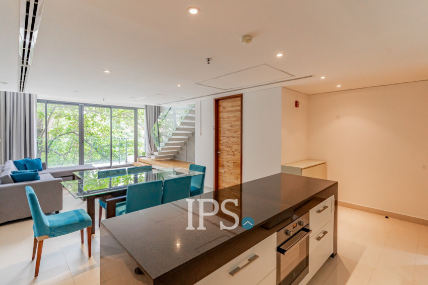 Duplex 2 Bedroom Condo For Rent - 240 Residence, Chakto Mukh, Phnom Penh