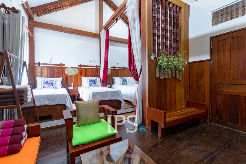 6 Bedroom Boutique Villa For Rent - Svay Dangkum, Siem Reap