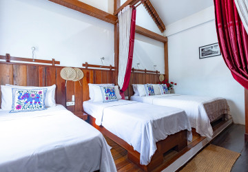 6 Bedroom Boutique Villa For Rent - Svay Dangkum, Siem Reap thumbnail