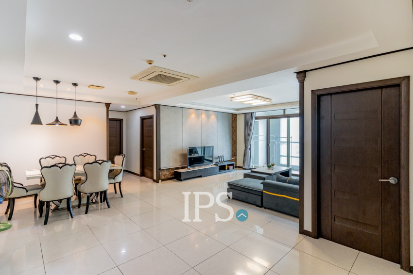 12nd Floor 3 Bedroom Condo For Sale - De Castle Royal, BKK1, Phnom Penh