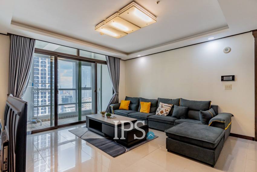 12nd Floor 3 Bedroom Condo For Sale - De Castle Royal, BKK1, Phnom Penh