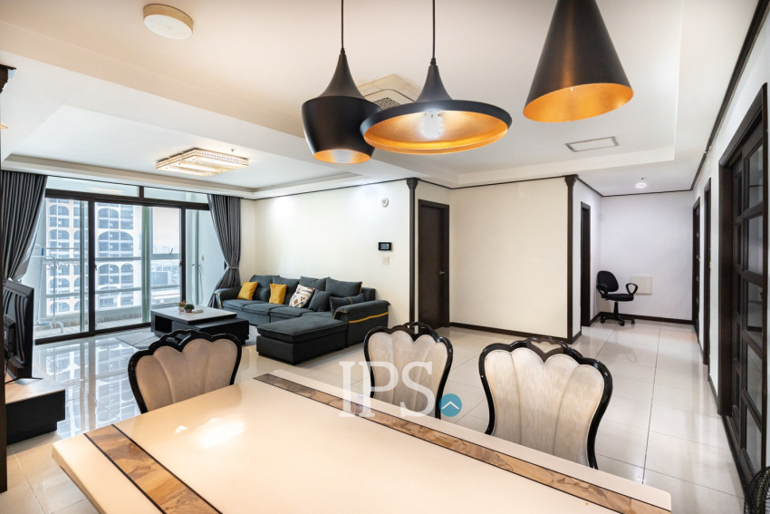 12nd Floor 3 Bedroom Condo For Sale - De Castle Royal, BKK1, Phnom Penh
