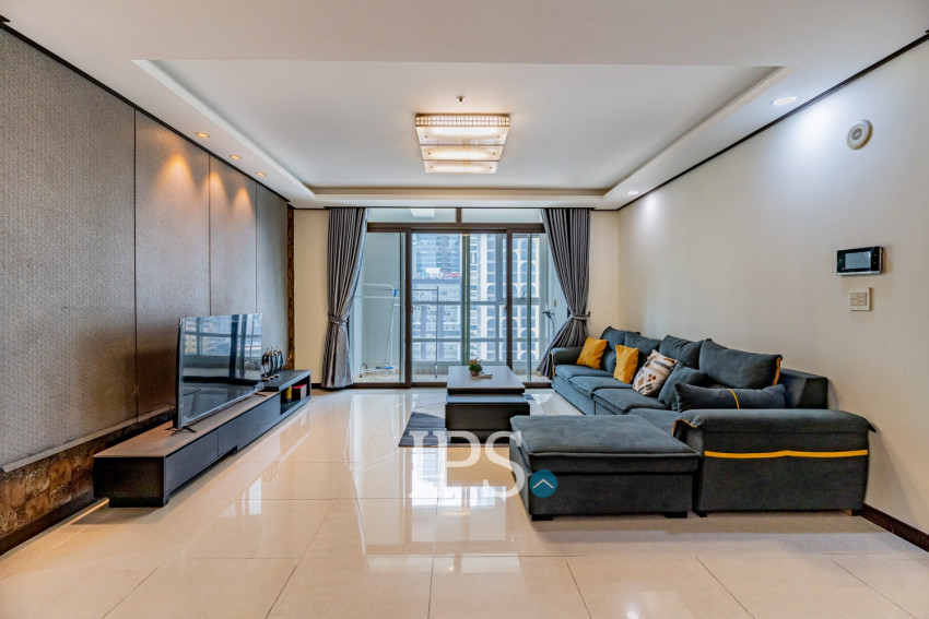 12nd Floor 3 Bedroom Condo For Sale - De Castle Royal, BKK1, Phnom Penh