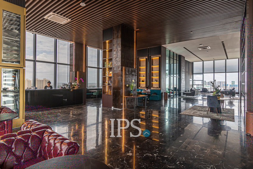 20th Floor 2 Bedroom Condo For Sale - J Tower 2, BKK1, Phnom Penh