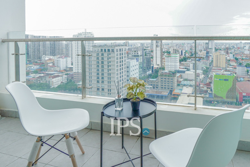 20th Floor 2 Bedroom Condo For Sale - J Tower 2, BKK1, Phnom Penh