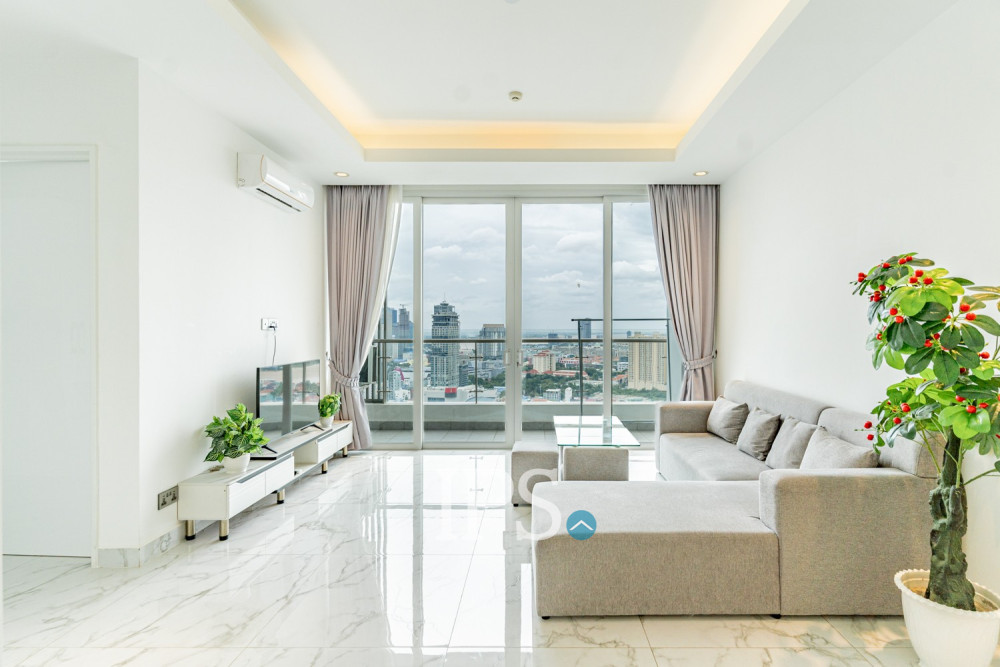 29th Floor 2 Bedroom Condo For Sale - J Tower 2, BKK1, Phnom Penh - Image 3