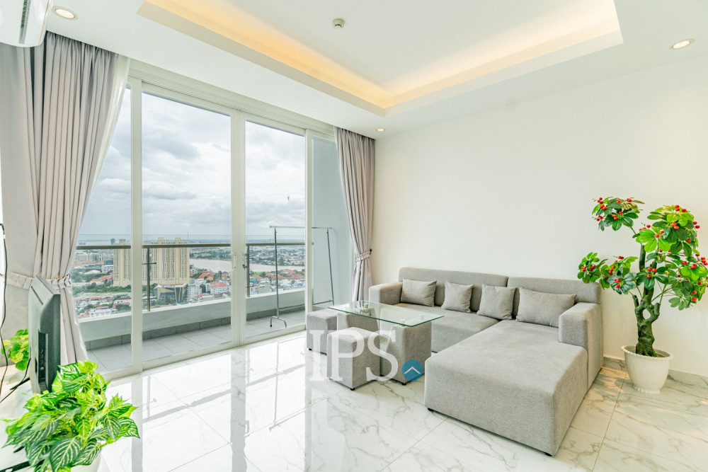 29th Floor 2 Bedroom Condo For Sale - J Tower 2, BKK1, Phnom Penh - Image 2