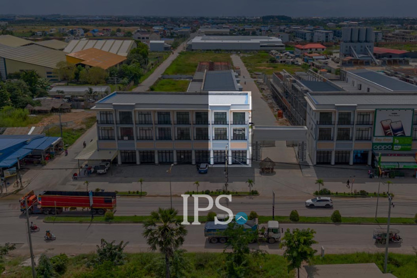 Double Shophouse For Rent - Borey Lucky One, Preaek Kampues, Phnom Penh