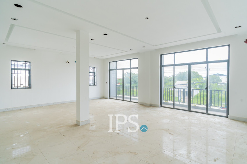 Double Shophouse For Rent - Borey Lucky One, Preaek Kampues, Phnom Penh