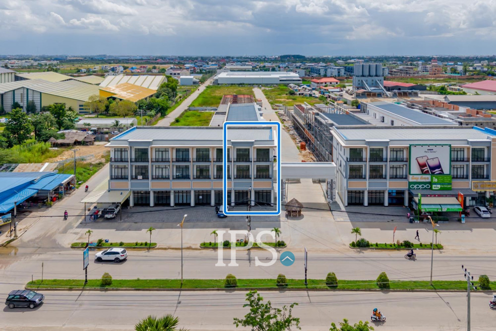 Double Shophouse For Rent - Borey Lucky One, Preaek Kampues, Phnom Penh